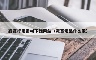 无棣寂寞行走素材下载网站（寂寞走是什么歌）